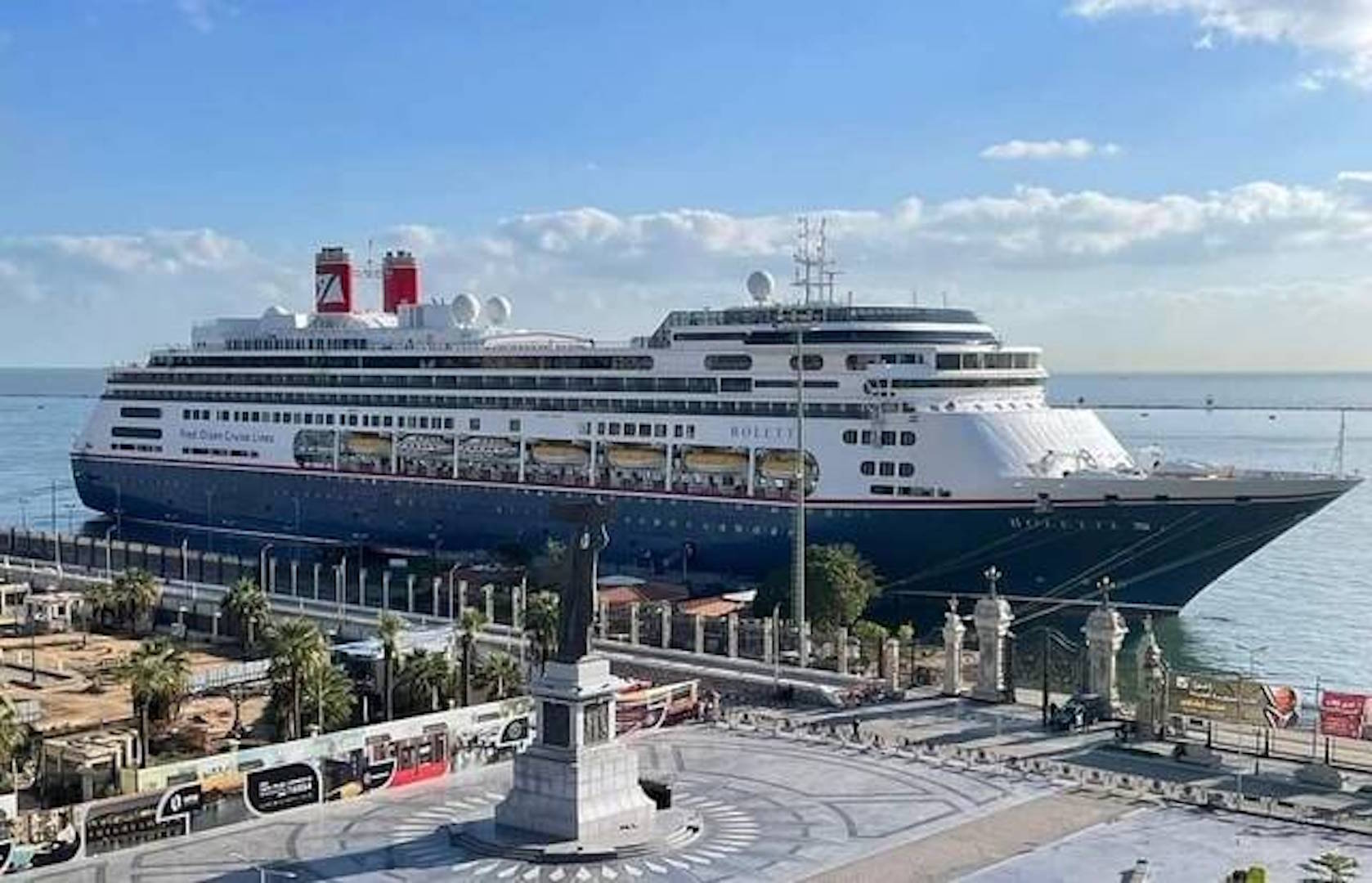 ميناء بورسعيد السياحي يستقبل 25.44 ألف زائر خلال العام 2023